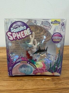 ORB Squish-O Sphere Squish Toy Shark Squishy Sensory Fidget Squeezy